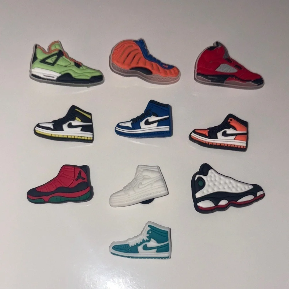 Colorful Sneaker Shoe Charms NEW